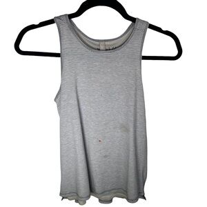 Athleta Girl Striped Tank Large Imperfect
